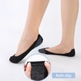 thumbnail image 4 of Bocaoying 10 Pack No Show Low Cut Liner Socks for Woman, Non Slip Breathable Flat Socks, Moisture-wicking Invisible No See Sock, Soft Boat Socks Ultra Low Cut Socks for Girls Women, US Size 5-7, 4 of 8