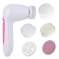thumbnail image 2 of Cepillo de limpieza facial, instrumento de limpieza facial multifuncional 5 en 1, instrumento de limpieza de poros, diseño de clase mundial, 2 of 11