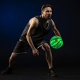 thumbnail image 4 of Basketball, Glow in the Dark Basketball, Glowing Composite Leather Luminous Basketball Gift for Youth, Men, Women, Indoor-Outdoor Night Basketball Size 7(29.5") / 6(28.5") / 5 (27.5") with Pump, 4 of 6