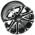 thumbnail image 1 of 4/156 STI HD3 Alloy Wheel 14x7 4.0 + 3.0 Black Machined for Kawasaki MULE Pro-DXT 2016-2018, 1 of 1