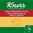 thumbnail image 2 of Knorr Professional Chili Con Queso Dip Mix Vegetarian, No Artificial Flavors or Added MSG, 0g Trans Fat, 1.06 lbs, Pack of 6, 2 of 6