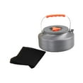 thumbnail image 3 of MAGIDEAL 1. campsite Kettle Tea Kettle Light Picnic for Boiling Water, aluminum Orange handle, 3 of 8