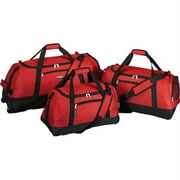 3- Piece Duffel Set, Red