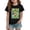Black, variant on Shirts for Girls Kids Crewneck Later Funny Alligator School T-Shirts Summer Short Sleeve Tops 7-8 Years