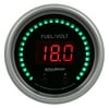 Autometer 6709-Sc Sport-Comp Gauge, Fuel/Volt, 2-1/16" Two Channel, Selectable Elite Digital