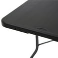 Cosco 8 Foot Centerfold Folding Table, Black
