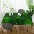 thumbnail image 6 of 60"x90" St Patrick's Day Clover Tablecloth, Waterproof Washable Polyester Square Table Cover Durable Tablecloth for Kitchen Dining Table Party Decor, 6 of 7