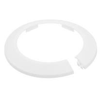 Escutcheon Plate, 1Pcs 90mm - Fit 3.5" Outer Diameter Split Pipe Flange Water Pipe Cover Collar Decoration, PP Plastic Plumbing Cover Plates (White)