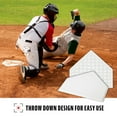 thumbnail image 4 of Franklin Sports Throw Down Rubber Home Plate for Baseball + Softball, 4 of 8