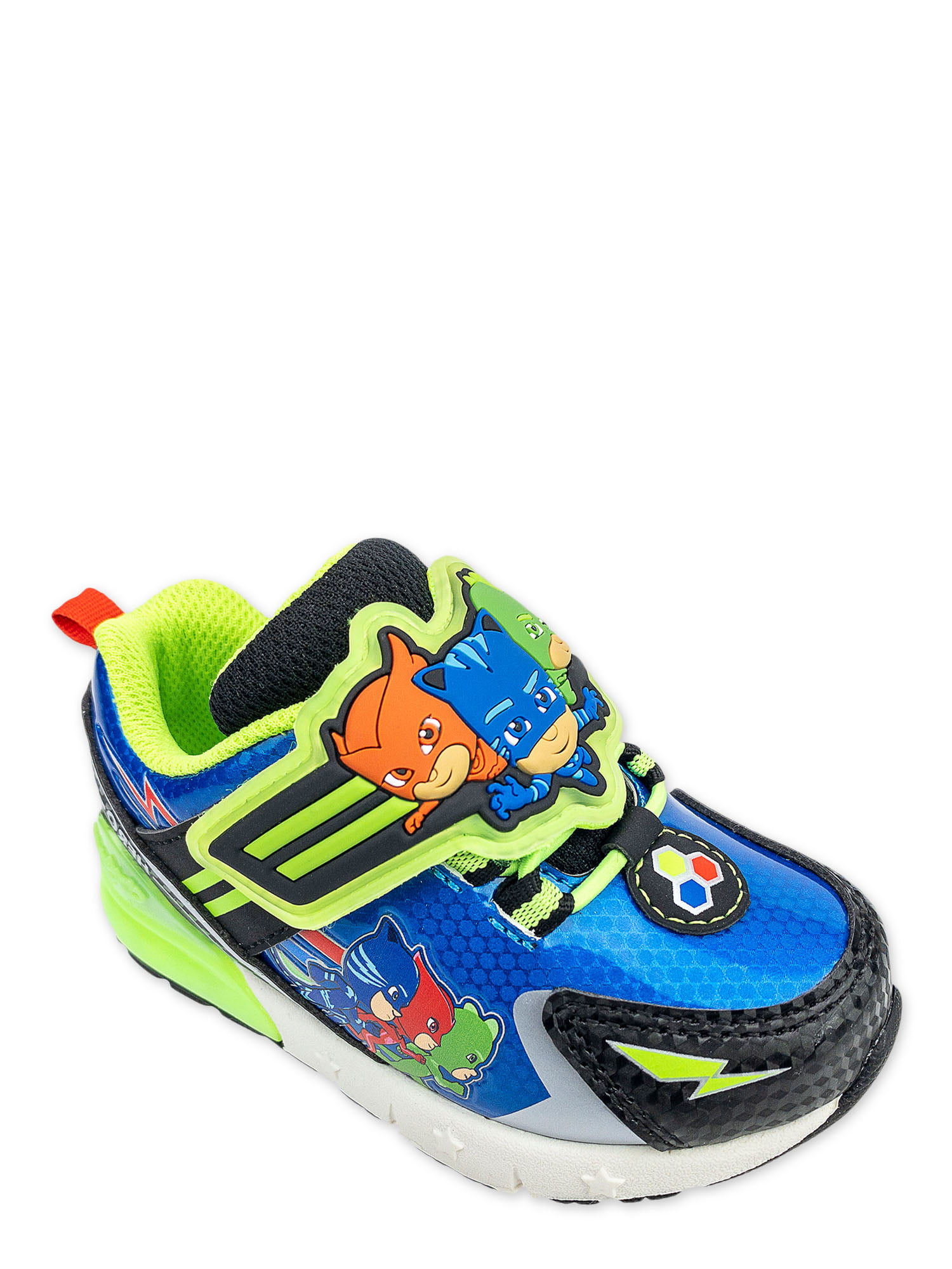 P J Masks Blue & Red Hi-Top Wipe Clean Trainers Sports Shoes Sizes 6-11.5 Child 