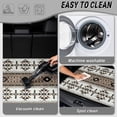 thumbnail image 3 of Yspwyqan 29" x 39" Universal Car Trunk Mat, Tribal Geometric Portable Cargo Liner, Aesthetic Vehicle Interior Accessory, Universal Fit for Most SUV Sedan Wagon Travel Driving, 3 of 7