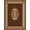 Brown, Pattern 1, variant on ODIKA 6'x9' Washable Area Rug Brown Tan Football Men Shaped Footboard Mens Interlocking Hexagon with Lacing for Queen Size Bedroom, Under Bed, Master Suite, Easy Care, Non-Shedding
