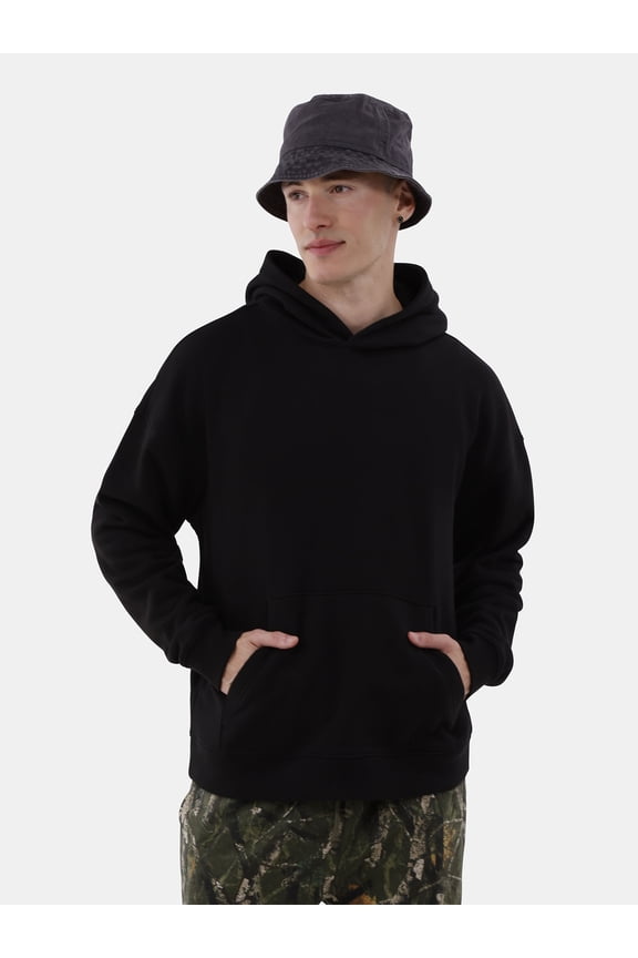 All Gender Oversized Fleece Hoodie Sweatshirt, 1 or 2-Pack, Men's