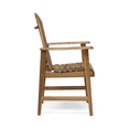 thumbnail image 6 of Tcbosik Set of 2 Modern Armchairs, Adirondack Dining Chair, Weather-Resistant Lounge Chair, Wood Chair for Patio, Garden, Backyard, Natural, 6 of 10