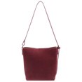 thumbnail image 1 of Bolso Bandolera Bombonera Ante (Vino) Rojo, 1 of 9