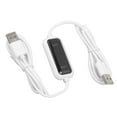 thumbnail image 4 of Cable de transferencia USB Cable de transferencia de datos de PC a PC de rendimiento estable Plug and Play para computadora para, 4 of 8