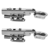 2 Pcs Stainless Steel Hydrolic Hinge Bisagras Para Gabinetes Glass Door Damping
