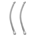 thumbnail image 1 of 2pcs Replacement Air Compressor Hose Stainless Steel Flexible Tubing Air Compressor Parts Replacement Compressed Air Piping, 1 of 8