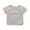Gray, variant on Timegard Infant Baby Clothes Girls Toddler Cute Short Sleeve Tee Shirts Casual Comfy Solid Color Tops