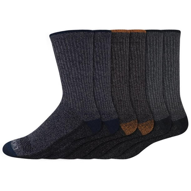 Calcetines redondos Dickies Dri-Tech para hombre de 6 a 12 años, varios (paquete de 2)