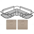 thumbnail image 4 of L-Shape Corner Shelf, Corner Floating Shelf, Bathroom Stand Shelf Multipurpose For Bathroom Living Room Toilet Kitchen, 4 of 8