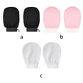 thumbnail image 3 of Matsuzay 2 uds guantes de baño guante de baño exfoliante guante de masaje Facial frotamiento eliminación de piel muerta accesorios de limpieza del Juegos de accesorios de baño Negro Matsuzay HA084143-01, 3 of 6