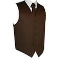 thumbnail image 4 of Neil Allyn 7-Piece Formal Tuxedo with Flat Front Pants, Shirt, Chocolate Vest, Tie & Cuff Links. Prom, Wedding, Cruise, 4 of 5
