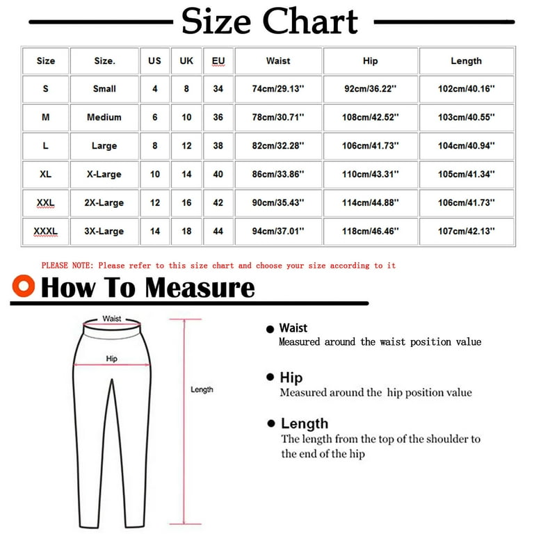 Deagia Tummy Control Jeans Womens Stretch Jeans Fashion Women's High Waist  Pocket Printing Wide Leg Flared Skinny Button Trousers L