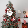 thumbnail image 7 of Christmas Fence Decoration Cute Santa Claus Plastic Boards Festivals Home/Outdoor/Garden Patio Fences Lawn Decorations, 7 of 7