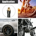 thumbnail image 3 of Unique Bargains 60cm Threaded Tire Inflator Extension Hose Chuck Adapter Tire Valve Connect Pipe for Car Copper Rubber, 3 of 7