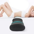 thumbnail image 4 of Almohada De Soporte Lumbar Cojín Para Dormir Soporte Para La Parte Inferior De La Espalda Sleeper Travel Dark Grey, 4 of 8