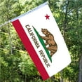 thumbnail image 4 of California Republic State Flag 3x2 Outdoor Double Sided California Bear Flags CA State Flag State of California Flags Polyester with 2 Brass Grommets Decor for Indoor Outside Wall Room, 4 of 9