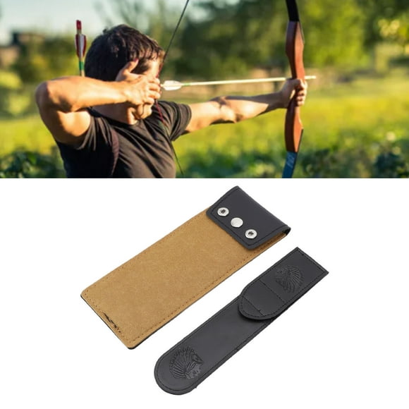 Archery Quiver, Archery Waist Quiver Bag Lightweight Fleece Lining Fall Resistant PU Leather for Outdoor
