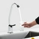 thumbnail image 3 of Grifo de cocina Jadeshay cuello de cisne con prensa universal G1/4 pulgadas, 3 of 8