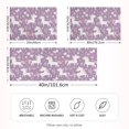 thumbnail image 4 of Purple Cartoon Unicorns Pattern Pillowcase Queen Size 30''x20'' Satin Double-Sided Print Soft Wrinkle Resistant, 4 of 9