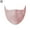 Pink, variant on Wmool Disposable Face Mask Non Medical Surgical 3 Ply Ear loop Black Masks.