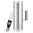 thumbnail image 2 of Foraineam Stainless Steel Guiro with Scraper, 12" x 4" Professional Latin Hand Percussion Instrument, Band Accompaniment Musical Training Tool Metal, 2 of 8