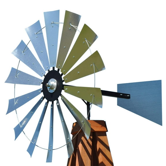 47-inch Windmill Head w/Plain Tail & Instructions to Build a 15-foot Tall Windmill