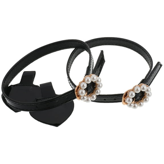 FUEENIRVA High Heel Shoe Straps Ankle Straps for High Heels 1 Pair with Round Buckle