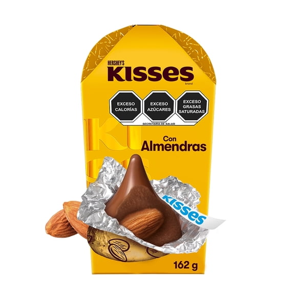 Chocolate de almendra Hershey's Kisses Secret 162 g