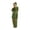 Army Green, variant on Yesbay 1 Set Adults Rain Suit EVA Breathable Outdoor Hooded Rain Jacket Trouser Men Women Thick Hooded Rainwear Rain Gear
