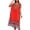 Red, variant on African Print Kaftan Dress Tunic, Long Maxi Plus Size Polyester Gown for Women, Casual Beach Party Nightwear with Kimono Style