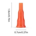 thumbnail image 2 of Yucurem 10Pcs Butane Nozzle Adapter Universal Converter for Cigarette Lighter Camping Kitchen Utensils (Orange), 2 of 10