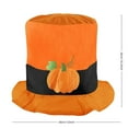 thumbnail image 3 of YIKA Halloween Pumpkin Hat Tree Toppers Holiday Party Decorations, 3 of 9