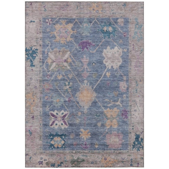 Dalyn Rugs Machine Washable Indoor/Outdoor Chantille ACN2025 Blue 10' x 14' Rug