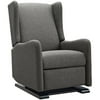 Baby Relax Rylee Wingback Gliding Recliner, Gray