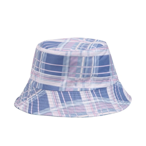 jobturf Plaid Bucket Hats for Woman UV Protection Sun Hat Soft Comfy Breathable Fishing Hat Outdoor Hiking Summer Safari