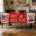 thumbnail image 4 of Independence Day Chair Covers Set Of 4 Memorial Day 4th Of July Decorations For Home Kitchen Dining Party Holiday Decor, 4 of 6