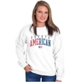 thumbnail image 4 of Puerto Rico Nuyorican USA State Flag Sweatshirt for Men or Women Brisco Brands X, 4 of 5