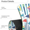thumbnail image 4 of Yayeee Faucet Mat for Kitchen Sink 30" Diatomite Long Splash Guard Pad, Colorful Sailboats, 2 Pack, 4 of 7